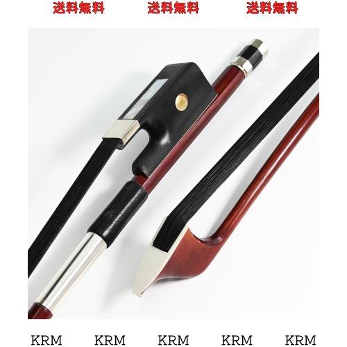 Black Horse Hair 1/4 Size Double Bass Bow French Model Wild Tone VINGOBOW 300BFB 68.5cm Brazilwood Stick