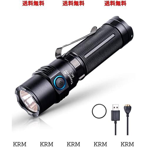 MC3懐中電灯 強力 軍用 ledハンドライト フラッシュライト 2500ルーメン 高輝度 遠射360M 磁気充電 5000mAh大容量バッテリー マグネット