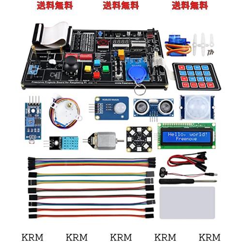 Freenove プロジェクト キット Raspberry Pi 4 B 3 B+ 400、Python C Java スクラッチ コード、607 ページの詳細なチュートリアル、102