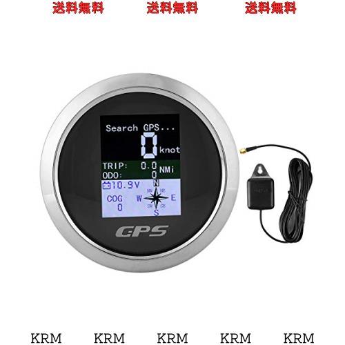 マリンGPSスピードメーター カーボート用85mmスピードメーター Kont、mph、km速度単位切り替え 316ステンレス鋼使用 耐久性 小型 軽量 設 8,184円