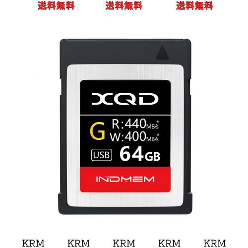 INDMEM XQDメモリーカード 64GB 書き込み速度400MB/s 読み出し速度440MB/sの通販は 11,682円