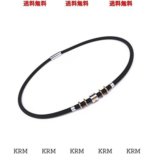 AIMEIS 磁気ネックレス 静電気除去 ネックレスグッズ ステンレス