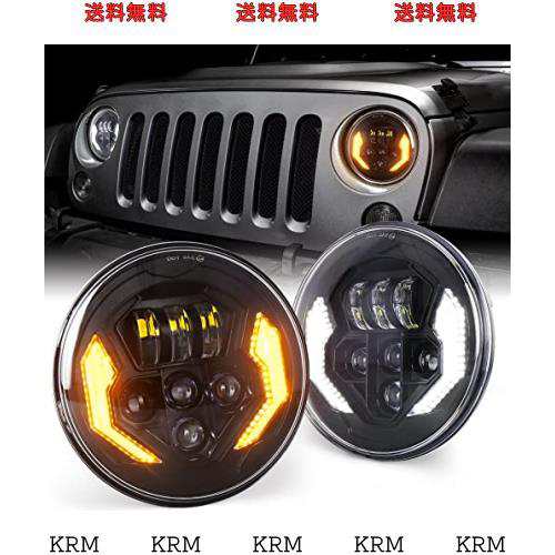 ラングラー led MOVOTOR 7インチ ledヘッドライトウィンカーやDRL機能付き HI/Loビーム JEEPラングラー JK JKU TJ  ジムニーJA11 JA22 適の通販はau PAY マーケット - KRM au PAY マーケット店 | au PAY マーケット－通販サイト