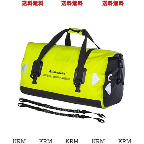 WILD HEART 防水バッグ ダッフルバッグ 40L 66L 100L 溶接シームショルダーストラップ付き バインディングロープ カヤック キャンプ ボー