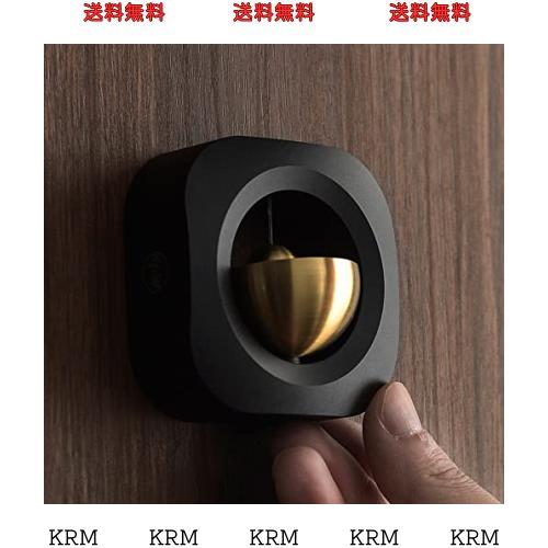 Dopamine Artsは非電動、磁力吸着ドア鈴、玄関？、金属ドア鈴のオン/オフ、入口のドア/冷蔵庫の扉用のユニークな装飾、転居、誕生日、お祝