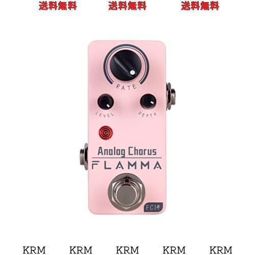 FLAMMA FC14 アナログ コーラス ギター エフェクター ペダル トゥルー バイパス コーラス ピンクの通販は