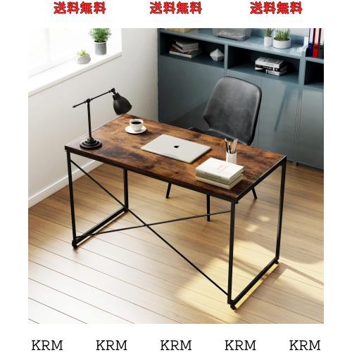 YEARCOLOR パソコンデスク シンプルワークデスク ゲーミングテーブル PCデスク 学習机 勉強机 折りたたみ 組立簡単 耐荷重135KG 木製 し