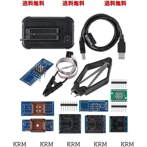 T48 TL866-3Gプログラマーサポート31000+ICS EPROM/MCU/SPI/Nor/NANDフラッシュ/EMMC/ICテスター/TL866CS TL866II Plus交換用9アダプター