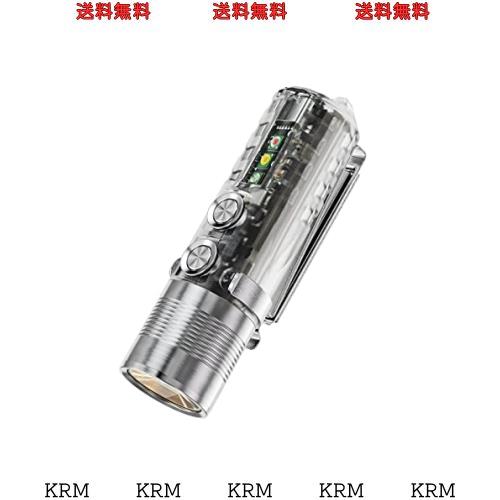 RovyVon A28 第2世代懐中電灯ポケットサイズ、サイドライト付き1000ルーメン超高輝度ハンドヘルド防水懐中電灯、充電式EDC懐中電灯、ハイ