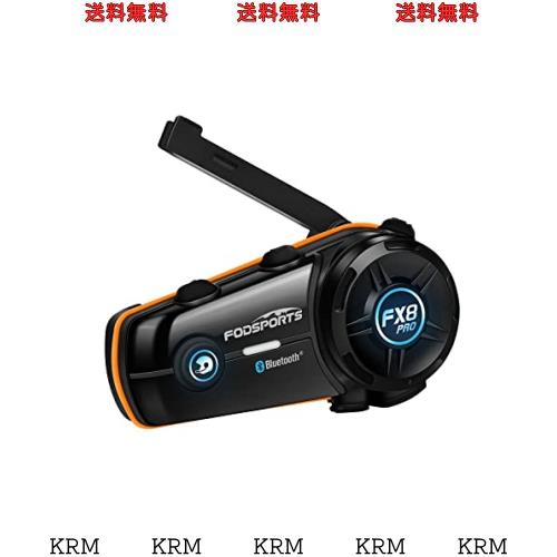 FODSPORTS バイク インカム FX8 PRO インカム 音楽通話同時利用 8人