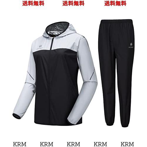 [HOTSUIT] サウナスーツ レディース おしゃれ ダイエット 発汗效果拔群！ 大きいサイズ 防風防水 洗濯可 大量発汗 減量着 日常 トレーニの通販は 6,501円