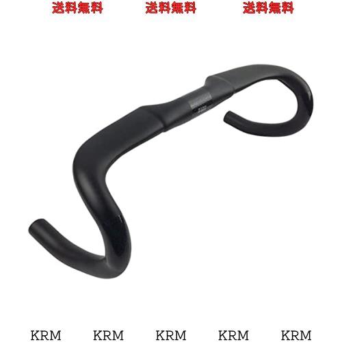 カーボンハンドル ロード自転車ハンドル エアロハンドルバー ドロップバーリーチ79.4mmドロップ123.5mm 直径31.8mm超軽量エアロダイナミ