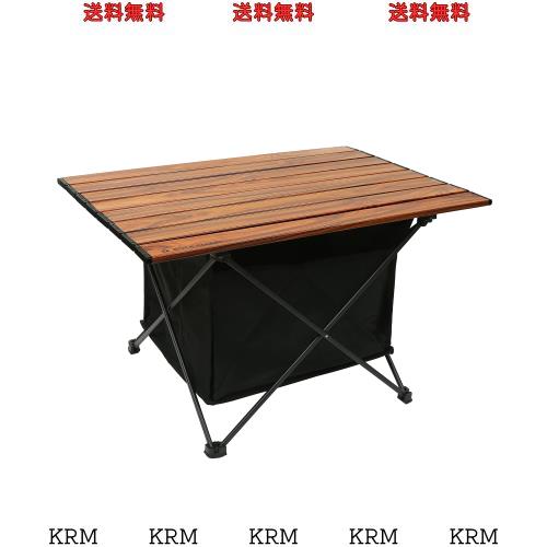 Rock Cloud キャンプテーブル 折りたたみ 68x46cm アルミ ロールテーブル コンパクト 超軽量 アウトドア 運動会 BBQ ハイキング ビーチ の通販は