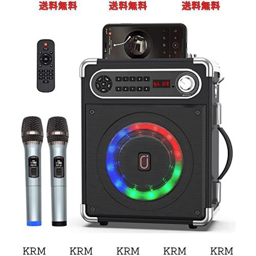 JYX スピーカーセット 拡声器 ワイヤレスマイク2本 Bluetooth 5.0対応