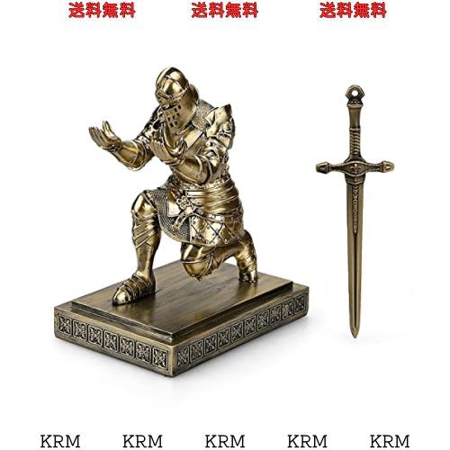 HDMbigmi King’s Guard Knight ペンホルダー ペンスタンド デスクオーガナイザー アクセサリー 樹脂鉛筆ホルダー ギフトに メタルソード 6,142円
