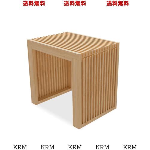 美しいデザインと機能性 コンパクト 1人用 竹製ベンチ APRTAT 竹製ベンチ 小さい ダイニングベンチ 天然竹材 パーク