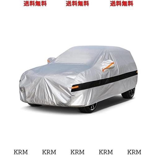 Holthly 10層SUV100%防水しーとカバー、車カバー裏起毛防水通気性防雪防塵防輻射紫外線屋外ボディカバー、ボルボXC60、メルセデス・ベンの通販は 5,564円