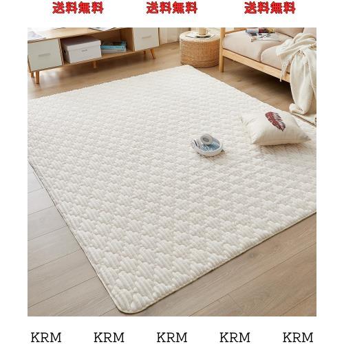 CHOSHOME カーペット ラグ 極厚25mm ラグマット 1.5畳 絨毯 厚手 ラグ 滑り止め 防音 ふわっと手触り 撥水加工 北欧 洗える フランネルラの通販は 5,525円