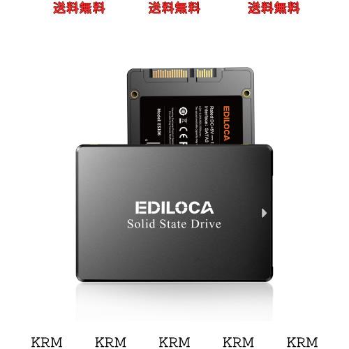 EDILOCA ES106 SSD 500GB 2.5インチ 7mm SATA3 6Gb/s 3D NAND TLC採用 読み出し最大 540MB/s 書込み最大 500MB/s 内蔵型SSD エラー訂正機の通販は 5,508円