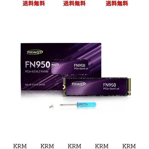 Fikwot FN950 1TB SSD M.2 2280 PCIe Gen4 x4 NVMe 1.4 内蔵SSD グラフェン冷却ステッカー 最大5000MB/s ダイナミック SLC キャッシュ ラの通販は