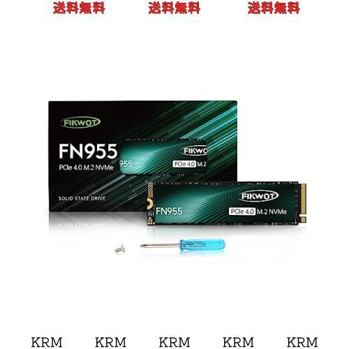Fikwot FN955 2TB SSD M.2 2280 PCIe Gen4 x4 NVMe 1.4 内蔵SSD グラフェン冷却ステッカー 最大7350MB/s ダイナミック SLC キャッシュ ラの通販は