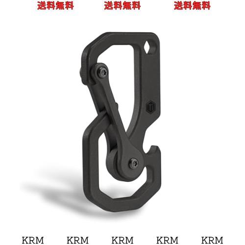KeyUnity KU06BK マルチツールキーホルダー チタン製 キーホルダーツール ボトルオープナーキーホルダー ドライバー機能付き EDCツール の通販は 7,858円