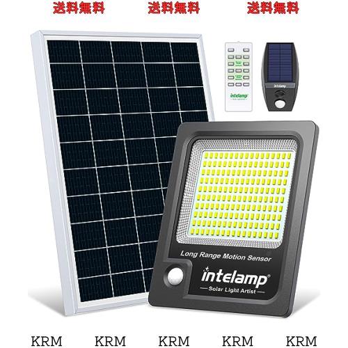 intelamp ソーラーライト センサーライト 屋外 人感センサー LED