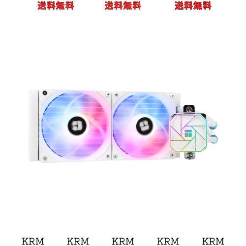 THERMALRIGHT AQUA ELITE 240 WHITE V3 リキッドCPUクーラー、AIOポンプヘッド最高回転数3300RPM、TL-C12B-S V2×2 PWMファン、AMD/AM4/Aの通販は 6,998円