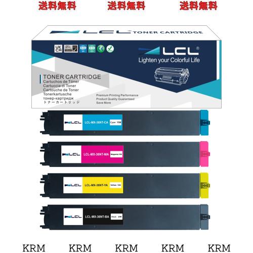 LCL Sharp用 MX-36 MX-36JT 大容量 MX-36JTBA MX-36JT-BA MX-36JTCA MX-36JT-CA MX-36JTMA MX-36JT-MA MX-36JTYA MX-36JT-YA (4色セット)
