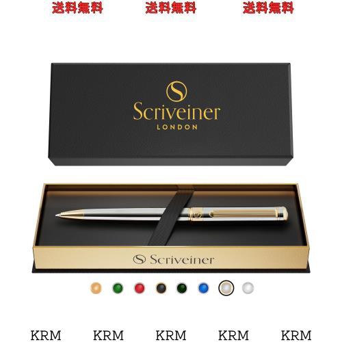 Scriveiner ボールペン 最高級 24金仕上げ シュミット 黒リフィル 最高のボールペンギフトセット 男女 ビジネスマン 役員  オフィスに最適｜au PAY マーケット
