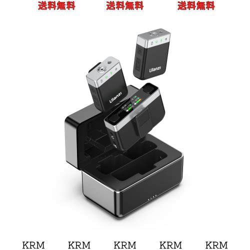 Ulanzi U-Mic ワイヤレスマイク ピンマイク ラベリアマイク 200M伝送距離 2.4GHz 20時間バッテリー駆動 三つの音声入力モード ノイズキャ