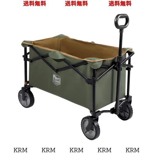 TIMBER RIDGE キャリーカート キャリーワゴン アウトドアワゴン 折りたたみ 大容量 軽量 収束式 全地形対応 自立収納 耐荷重100kg アウト