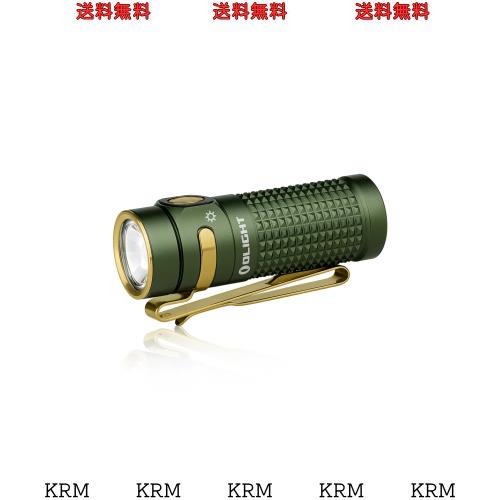 OLIGHT(オーライト) Baton 4 フラッシュライト 1300ルーメン 小型 強力 無段階調光ミニledライト 懐中電灯 ハンディライト 充電式 キャン