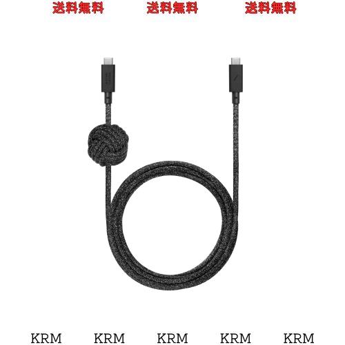 Native Union Anchor Cable 240W ？ 10フィートの補強された編み込みUSB-CからUSB-C Power Delivery 3.1充電ケーブル、ウェイト付き結び目の通販は 7,334円