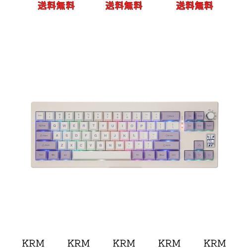 【新登場】EPOMAKER Shadow-X Gasket メカニカルキーボード ホットスワップ対応 2.4ghz/Bluetooth/USB-C有線ワイヤレスゲーミングキーボの通販は