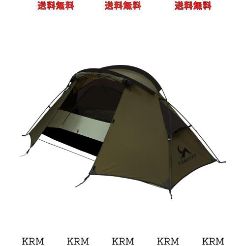 TOMOUNT ソロテント 超軽量テント 1人用 20Dナイロン バックパックテント 二重層 耐水圧4000mm 前室付きダブルウォール 自立式 登山テンの通販は 13,714円