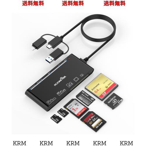 2024新モデル】メモリカードリーダー, 7in3 lightning/USB-C/USB - SD