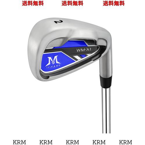 MAZEL (マゼル) WM-X1 ゴルフ クラブ アイアン スチールシャフト 8本セット/単品(番手:1,2,3,4,5,6,7,8,9,AW,PW,SW) メンズ 右用/左用 フの通販は