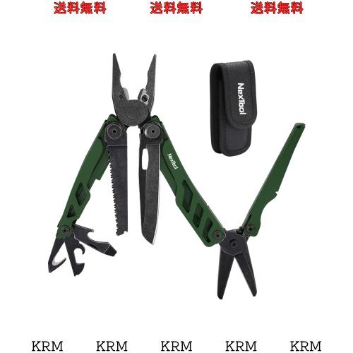 NexTool Flagship Pro マルチツール ツール 16 in 1 折りたたみ式ステンレススチール多機能ペンチ、YG8 ワイヤーカッター 、ボトル/缶切の通販は