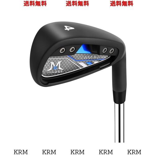 MAZEL (マゼル) WM-X1/2 ゴルフ クラブ アイアン スチールシャフト 8本セット/単品(番手:1,2,3,4,5,6,7,8,9,AW,PW,SW) メンズ 右用/左用 の通販は 9,523円