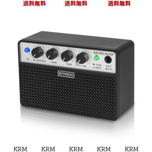 STRICH ギターアンプ 充電式 2 x 5W クリーン/ドライブトーン ミニギターアンプ コンパクト BT機能付き 軽量 自宅練習用 SEA-10 5,092円