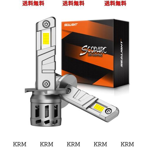 SEALIGHT 2024最新 h1 led ヘッドライト 20000LM h1 led 爆光 車 ライト 1：1ミニサイズ 600%アップ7535CSP チップ ファン付き キャンセ