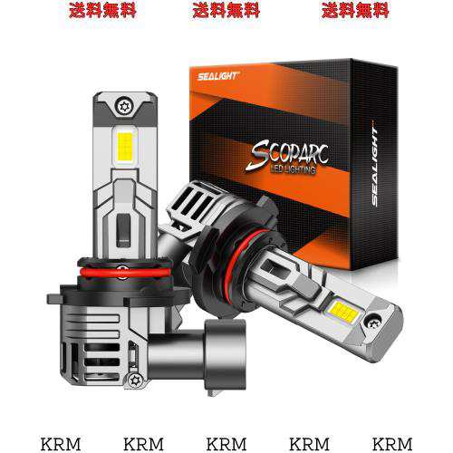 SEALIGHT 2024最新 9005 hb3 led ヘッドライト 20000LM hb3 led 爆光 車 ライト 1:1ミニサイズ 600%アップ7535CSP チップ ファン付き キの通販は