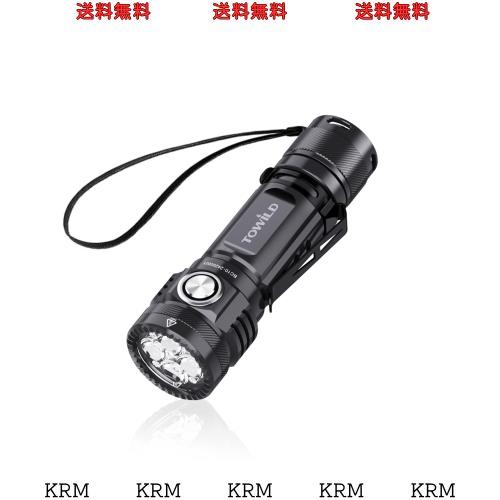 EDC懐中電灯 フラッシュライト ハンディライト 4000ルーメン 超高輝度 強力 5000mAh 5つの照明モード USB-C充電式 IPX8防水 小型 LED懐中の通販は