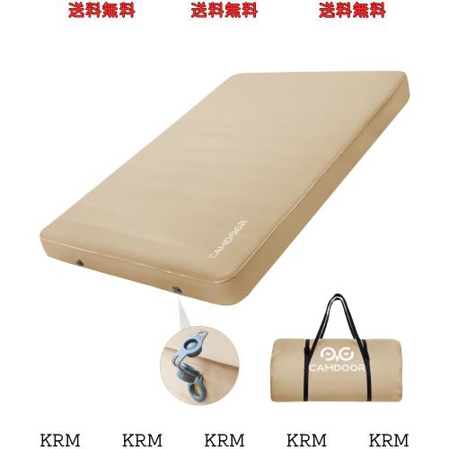 CAMDOOR キャンプ マット エアーマット ダブル 厚手 10cm 【90秒自動膨張･ソフトな手触り】インフレーターマット 自動膨張 キャンパー 車の通販は 17,249円