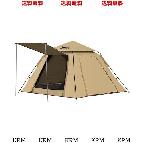M3003-106-74テント ワンタッチ 3-4人用 4000mm耐水圧 DesertFox