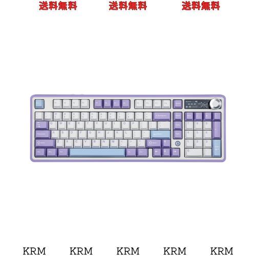 【2024新登場】MechLands AJAZZ AK980 98% メカニカルキーボード BT5.0/USB-C/2.4GHz ワイヤレスゲーミングキーボード ホットスワップ対