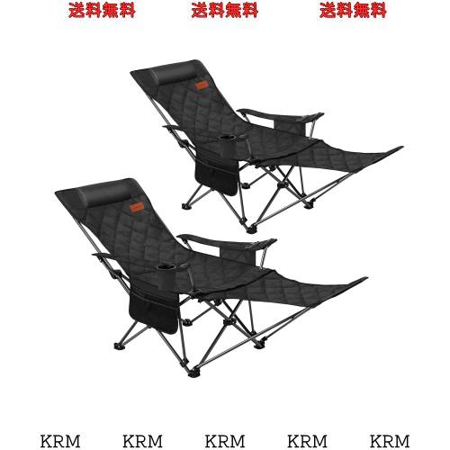 DesertFox リクライニングチェア キャンプ椅子 4way 仮眠 昼寝 4段階調整 四季適用 アウトドアチェア クーラーボックス付き 【耐荷重150kの通販は