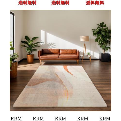 Calore カーペット ラグ ラグマート 絨毯 北欧 模造カシミヤ 防ダニ 抗菌 防臭 滑り止め 幾何学模様 耐久性 長方形 ホットカーペット 冷