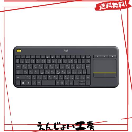 ロジクール ワイヤレスキーボード タッチ キーボード K400pBK 国内正規品